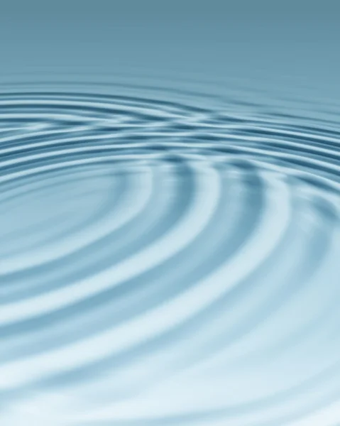 Niebiesko srebrny wody zmarszczki — Zdjęcie stockowe