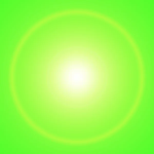 Slunce neon zelené — Stock fotografie