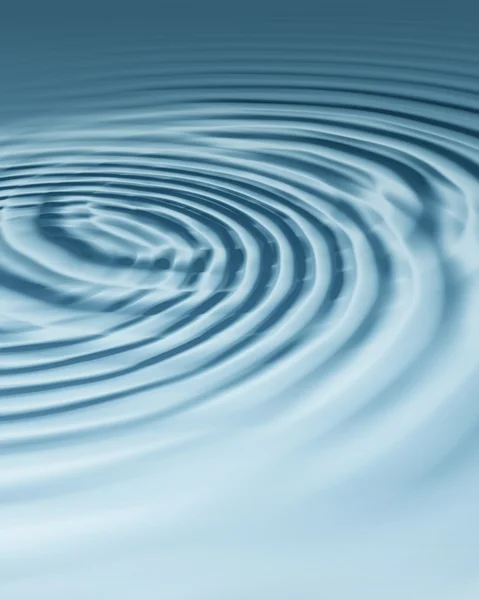 Two bluish silver ripples — Stock Photo, Image