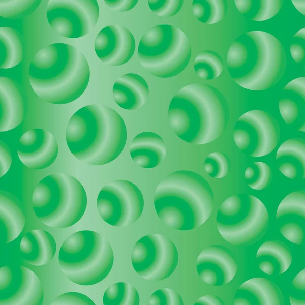 Nahtloses grünes Blasenmuster — Stockfoto