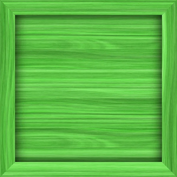 Groene houten kist — Stockfoto