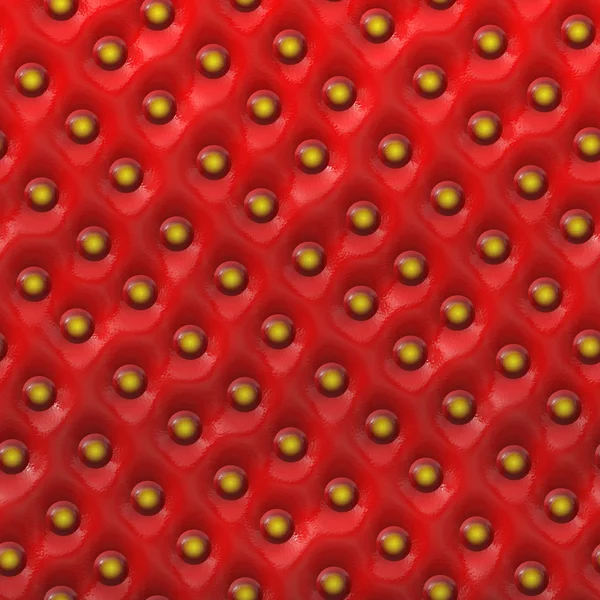 Makroaufnahme der Erdbeertextur — Stockfoto