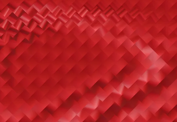 Červené vlnky bloky — Stock fotografie