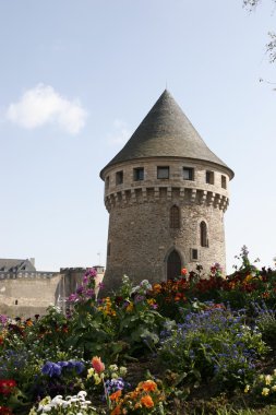 Old monument in brittany clipart