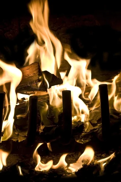 Plameny ohně — Stock fotografie