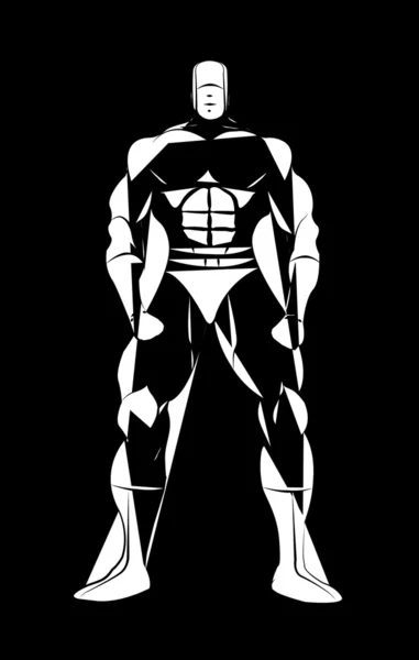 Male Superhero Concept Drawing — Stock Photo, Image