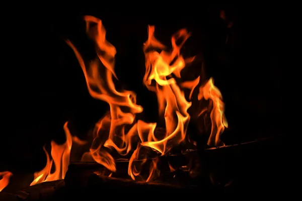 Vlammen van brand — Stockfoto