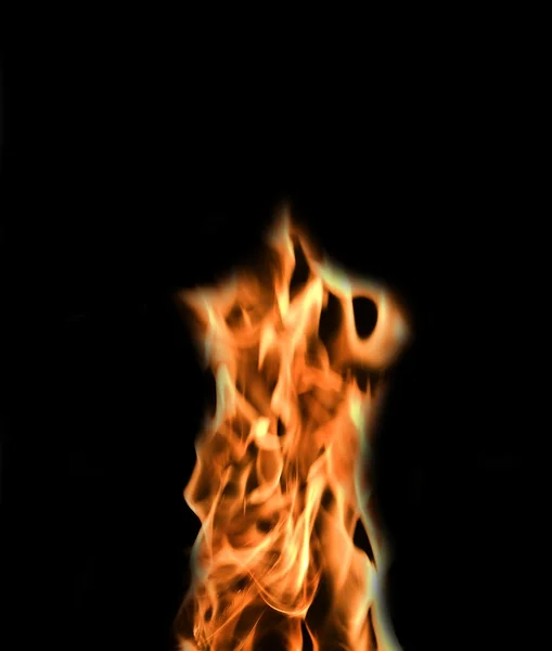 Woman on Fire in Flames — Stock Photo, Image