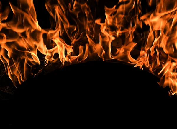 Eldslågor — Stockfoto