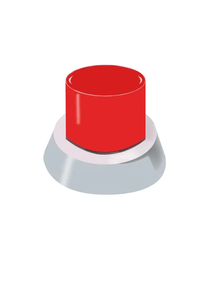 Electronic Red Push Button — Stock Photo, Image