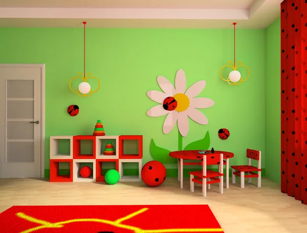 Дитяча кімната — стокове фото