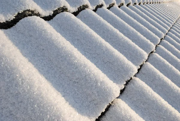 Perspektywy dachu śnieg — Zdjęcie stockowe