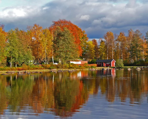 Autumn's reflection — Stock Photo, Image