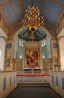 Swedish church altar clipart