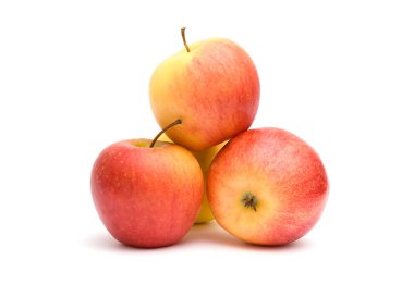 Red-yellow apples clipart