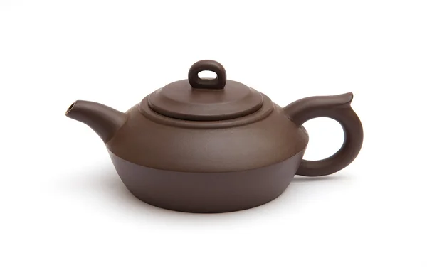 Kahverengi çaydanlık — Stok fotoğraf