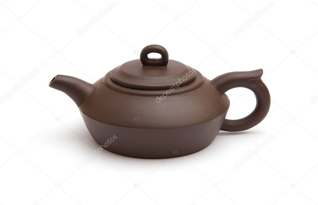Brown teapot