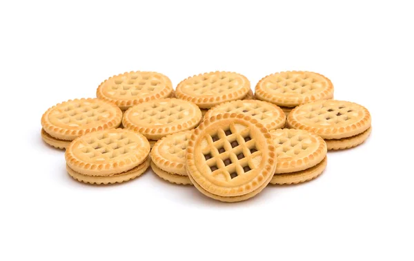 Kulaté sušenky — Stock fotografie