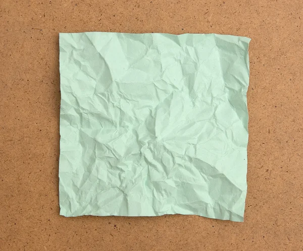Σημείωση τσαλακωμένο χαρτί — Φωτογραφία Αρχείου