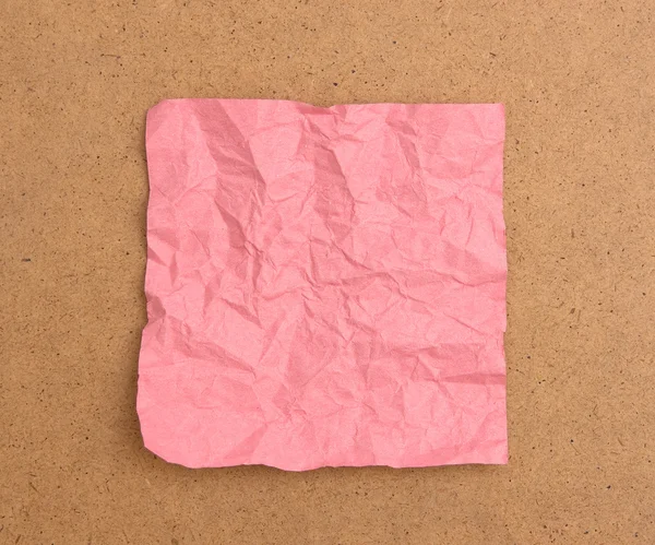 Crumpled note paper — Stock Photo, Image