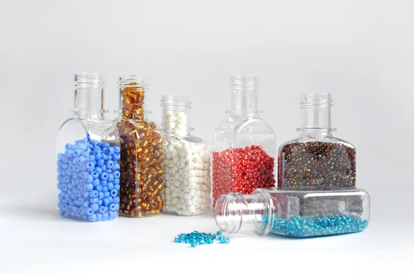 Bottiglie di perline — Foto Stock