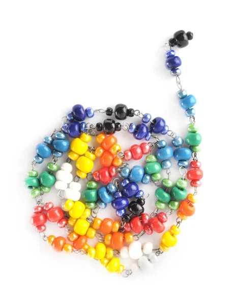 String fo perles de verre coloré — Photo