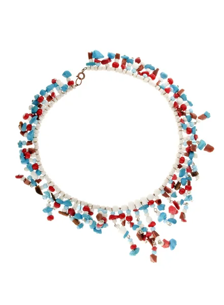 Gemstone necklace — Stock Photo, Image