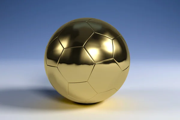 Goldfootball — 스톡 사진
