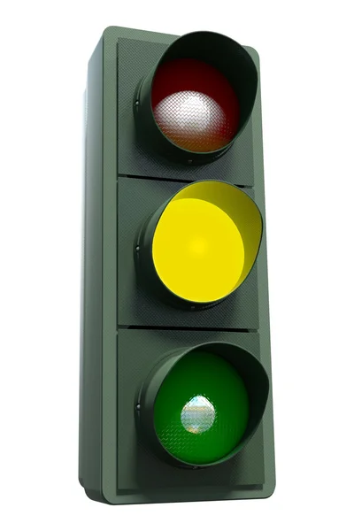 Trafficlightyellow — Stockfoto