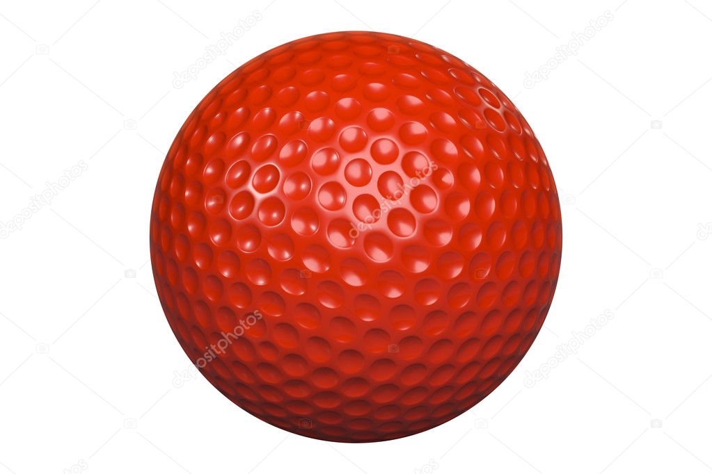 Golfball-IsolatedRed