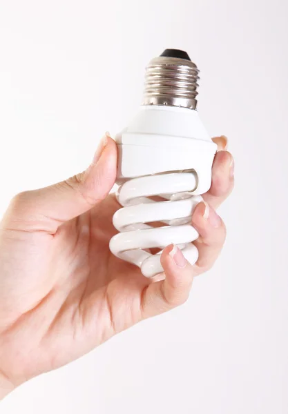 Hand bulb — Stock Photo, Image