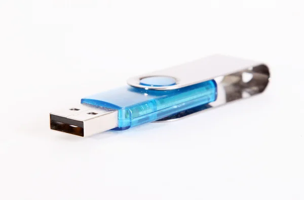 Blauer USB — Stockfoto