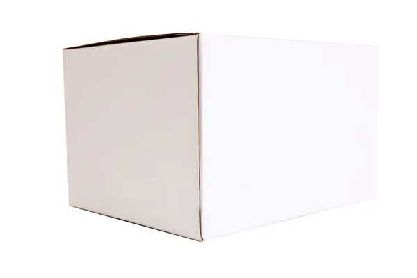 Weiße Schachtel — Stockfoto