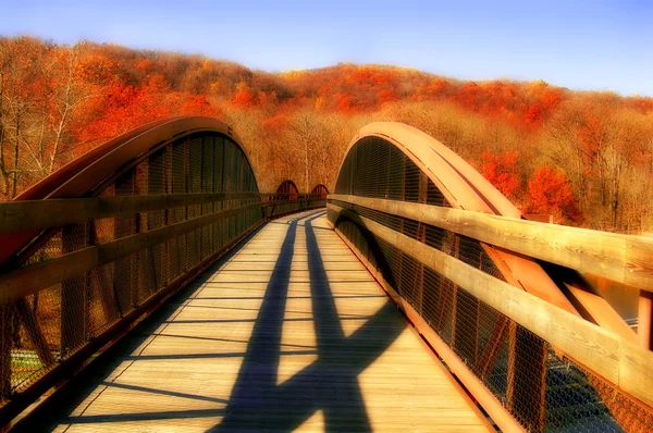 Most na jesień — Zdjęcie stockowe