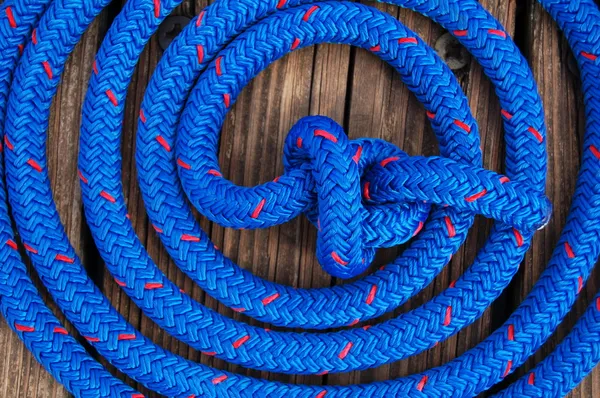 Boat Rope On the Dock — Stock Photo, Image