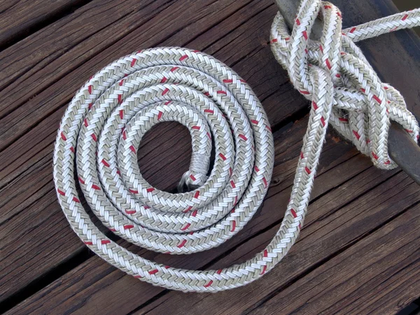 White Sailor's Rope — Stock Photo, Image