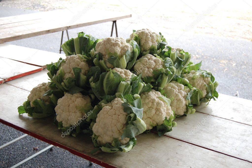 Cauliflower at Market