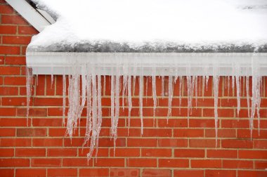 Icicles on House clipart