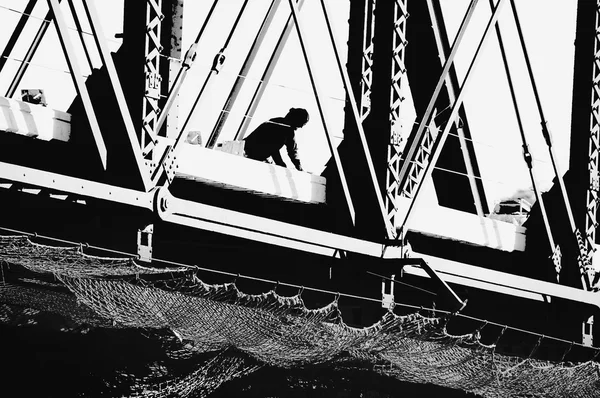 Bridge Worker — Stockfoto