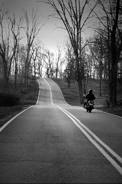 Мотоцикл Райдер — стокове фото
