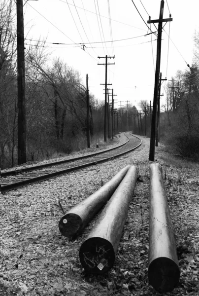 トロリー線 — ストック写真