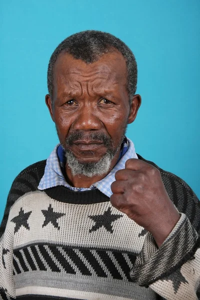 Enojado hombre africano —  Fotos de Stock