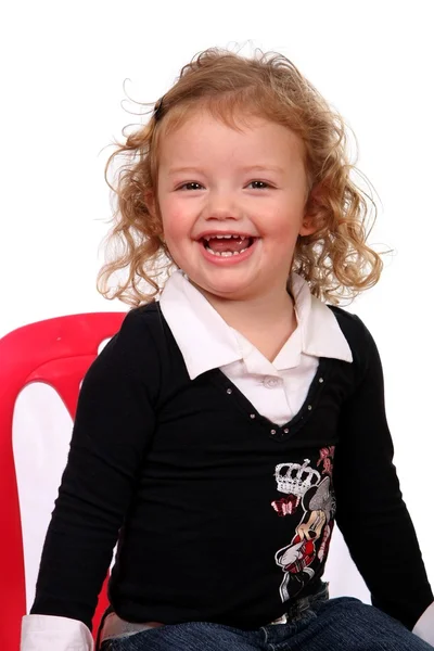 Ładny 2-letniej dziewczynki — Zdjęcie stockowe