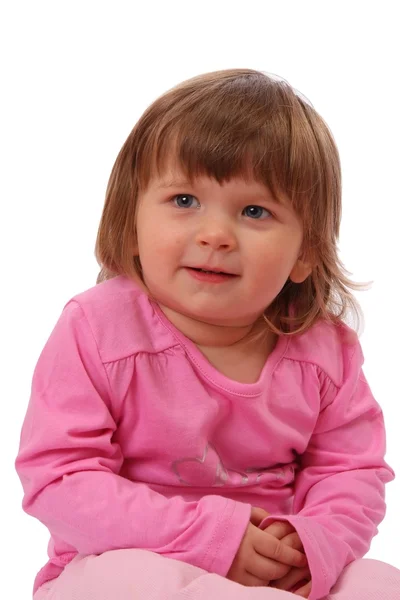 Süßes einjähriges Mädchen — Stockfoto