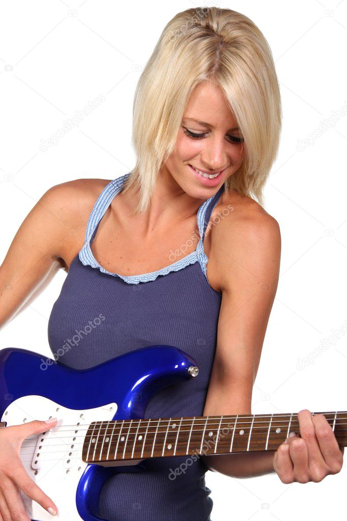 Blonde Lead Guitarist
