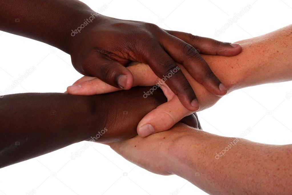 Mens hands in Friendship