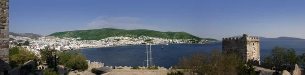 stock image Bodrum Harbour from the Castle