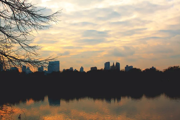 Central Park at Dusk — Stock Photo, Image