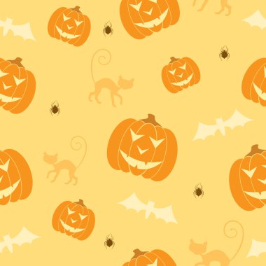 Halloween seamless background clipart