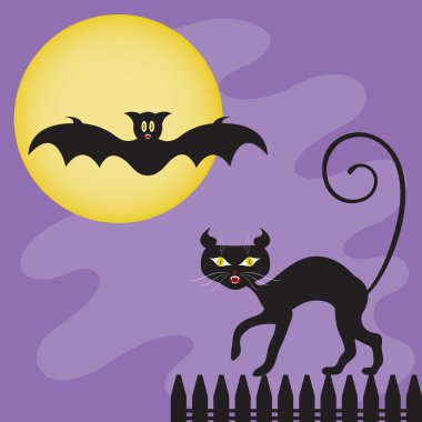 Halloween creatures clipart